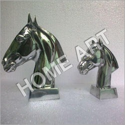 Aluminium Horse Head Sculpture