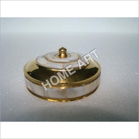 Candle Stick Holder Brass Mop Trinket Box