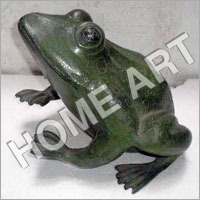 Aluminum Frog Sculpture