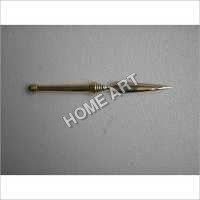 Letter Opener B - Brass With Designer Bone Handles, 9.25 Inches | Sharp Pointed Blade, Elegant Design, High Polish Finish