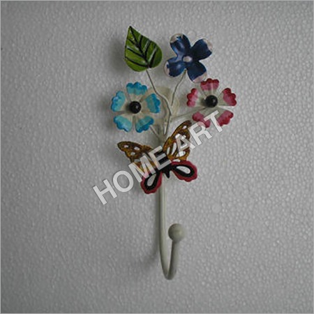 Iron Flower Coat Hook