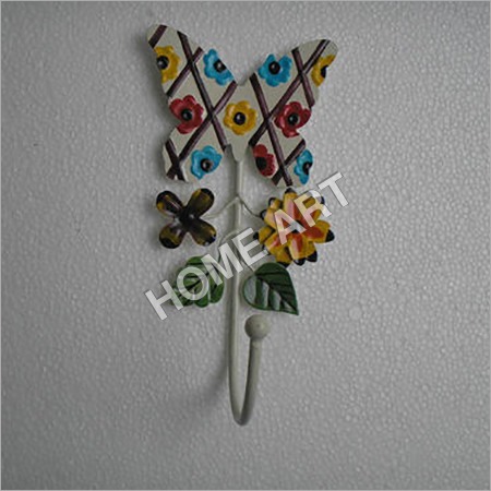 Beautiful Single Butterfly Iron Wall Hooks