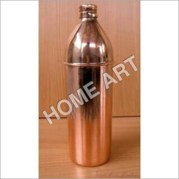 Pure Copper Water Bottle - Oval Shape | Premium Metal Durable Design Eco-Friendly Solution