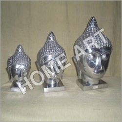 Buddha Head Set Sculptures