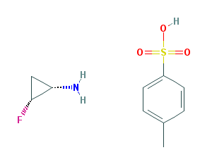 1S 2R -2-fluorocyclopropanamine 4-methylbenzenesulfonate