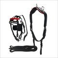 Horse Riding Harness - Leather, Small To Large Sizes, Black Color | Durable Soft Strap, User-friendly Hook-and-loop Fasteners