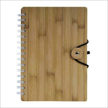 Bamboo Diary - Eco-Friendly Bamboo Material, 10-12 Inch Rectangle Size, Wooden Color Finish | Custom Sizes and Finishes Available