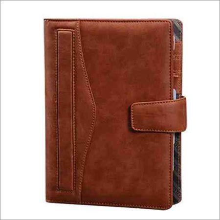 Executive Diary - Leather, 6.9 x 9.8 cms | Rectangular Shape, Attractive Prints, Hard Cover, Various Binding Options, Flawless Design