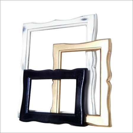 Wall Hanging Photo Frame - Plastic, Rectangular, 2-4 mm Cover Thickness | Available in White, Golden, and Black for Stylish Home Decor