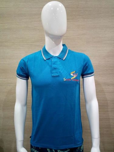 POLO T-SHIRT TURQUOISE (SMART) - Matty, Sizes XS to XXXL | Excellent Fitting, Skin Friendly Nature, Ideal for Casual Outings