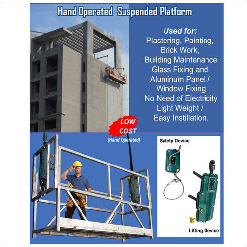 Hand Suspended Platform