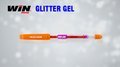 10 Colors Available Win Glitter Gel Pen