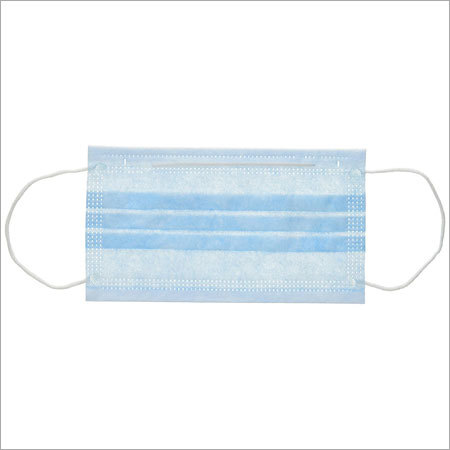 Light Blue Non Woven Face Mask