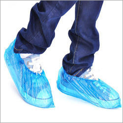 Blue Pu Shoe Covers