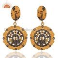 New Arrival Pave Diamond Wedding Earring