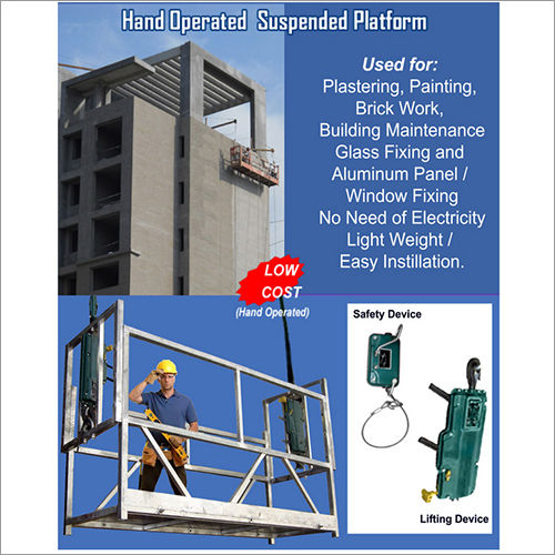 Hand Suspended Platform