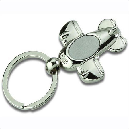 Silver Metal Keychain - Metal, Various Sizes & Designs | Durable, Customizable, Professional Gift Item