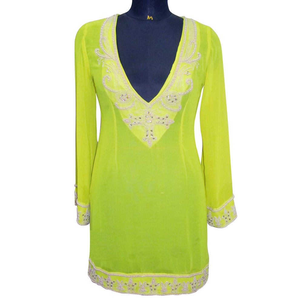 All Ladies V Neck Short Kurti