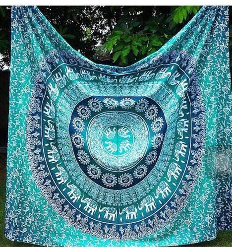 Elephnat and Camel and Sun Wall Hanging