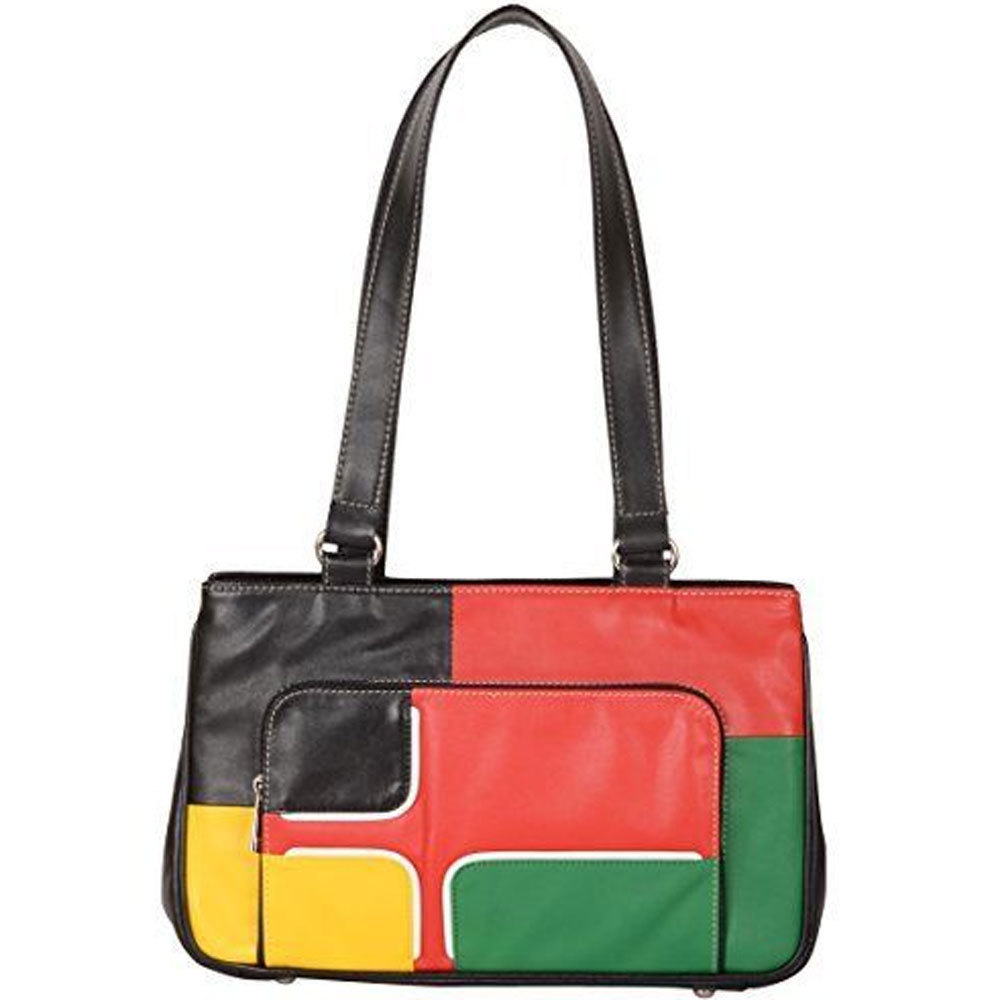 Women pu leather designer Shoulder Cross Body Bag (Multi-Coloured)
