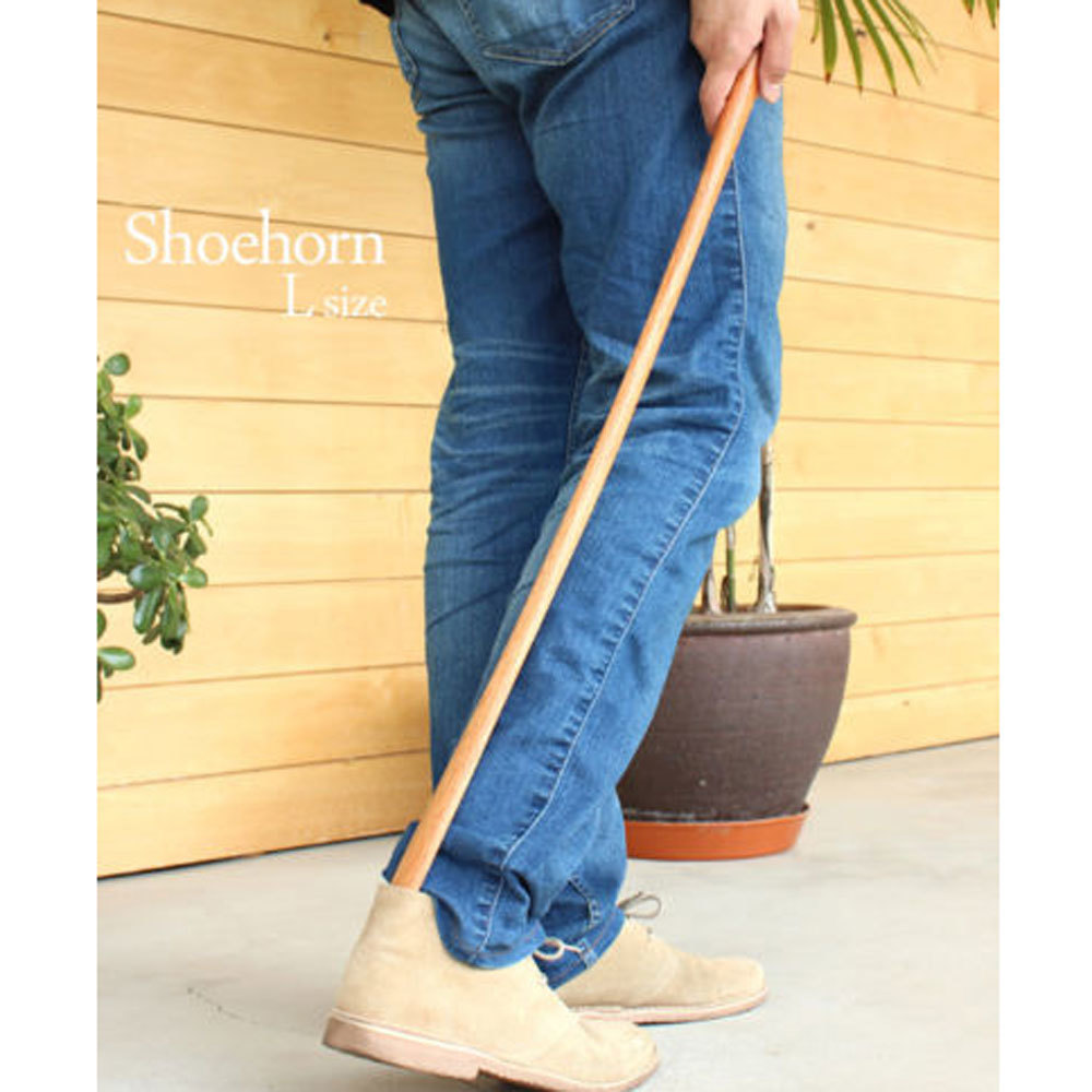 Wooden Horn Shoehorn