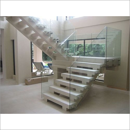 Easily Assembled Frameless Glass Railing