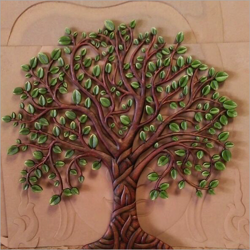Wooden Tree Carving Inlay