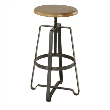 Wrought Iron Round Stools