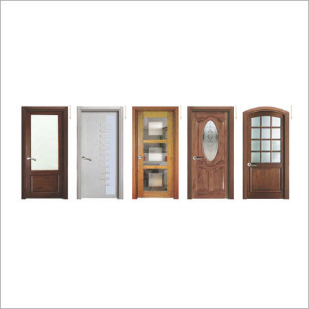 Solid Wooden Doors With Glass