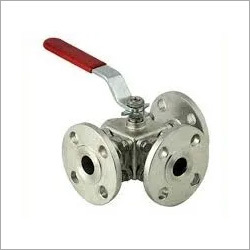 Cast Steel 3 Way Ball Valve Flanged Pressure: Medium Pressure