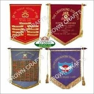 Multicolor T Flag Embroidery Banner