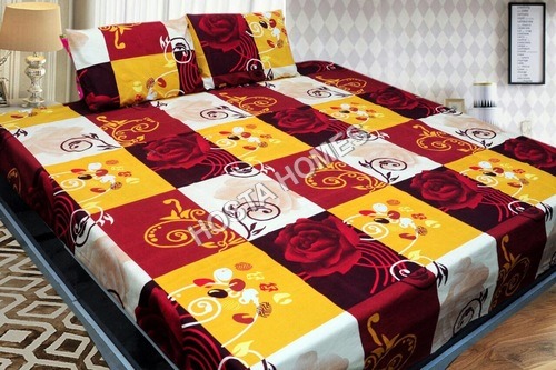 Multicolor Abstract Bed Sheet