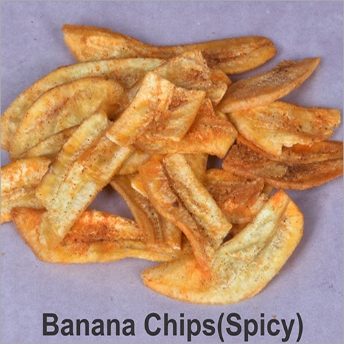 Spicy Banana Chips - Fried, Crunchy and Crispy | Made with Selected Dried Banana Flakes, Seasoned with Salt & Spices