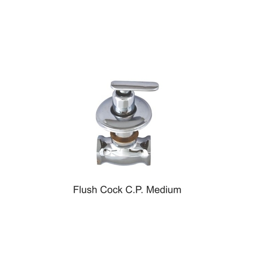 Chrome Plated Flush Cock Medium
