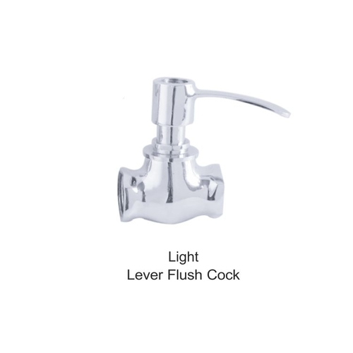 Light Lever Brass Flush Cock