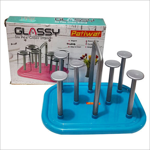 Six Pieces Glass Stand