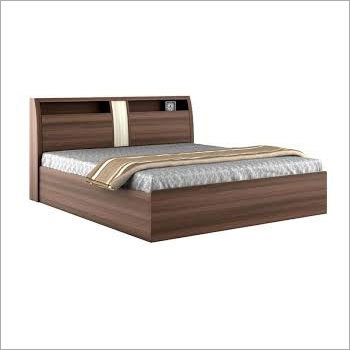 Solid Wood Dark Bed By PUSHPA ART