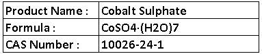 Cobalt Sulphate - Pink Crystals CoSO4Â·7H2O 99% Purity | Water Soluble Industrial Grade Easy Handling