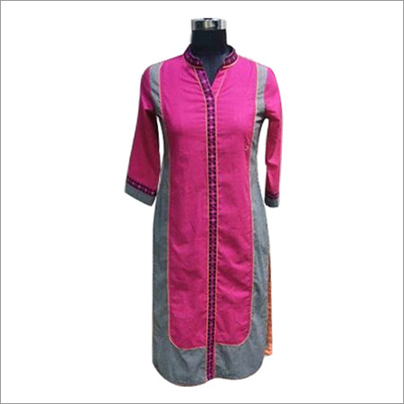 Ladies Long Cotton Kurti