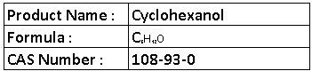 Cyclohexanol