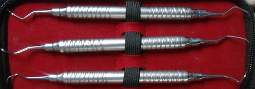 Stainless Steel Colombia Curettes Set Of 3