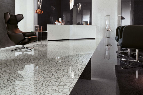 SATIN WHITE CERAMIC TILES