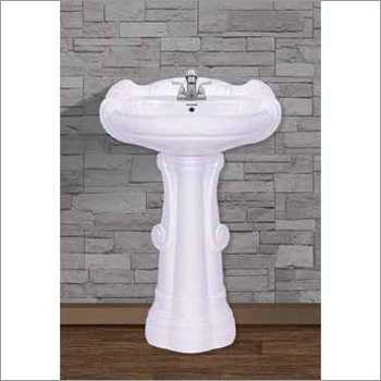 Big Sterling Set Pedestal Wash Basin