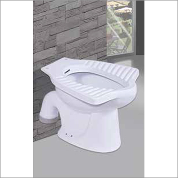 White Anglo Indian S Type Water Closet