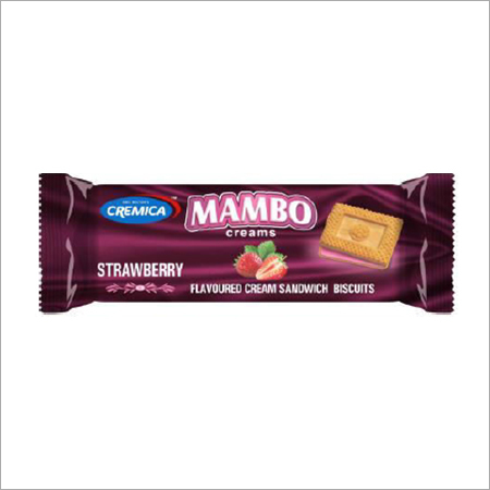 Mambo Cream Strawberry Biscuits Texture: Crispy