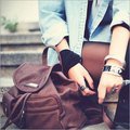 Brown Leather Fashion Bag