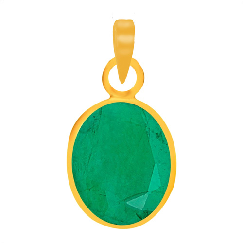 Emerald Panchdhatu Pendant