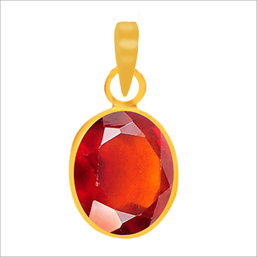 Hessonite Panchdhatu Pendant