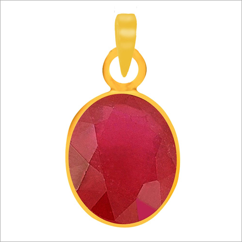 Ruby Panchdhatu Pendant