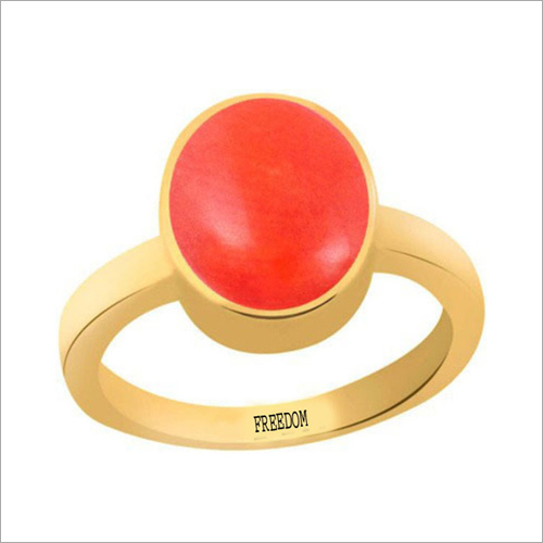 Coral Panchdhatu Ring